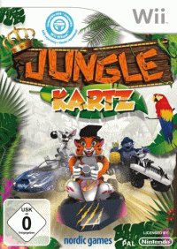 Jungle Kartz PAL Wii  box art
